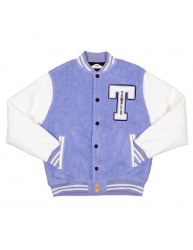 Towelie Purple and White Varsity Jacket