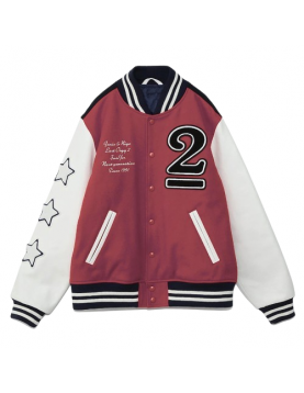 Undercover Last Orgy 2 Red Navy Wool Varsity Jacket