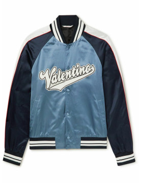 Valentino Satin Bomber Jacket 