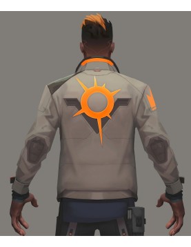 Valorant Phoenix Video Game Leather Jacket