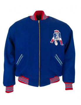 Varsity Boston Patriots 1965 Royal Blue Wool Jacket