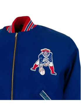 Varsity Boston Patriots 1965 Royal Blue Wool Jacket