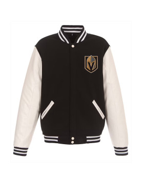 Vegas Golden Knights Varsity Black and White Jacket