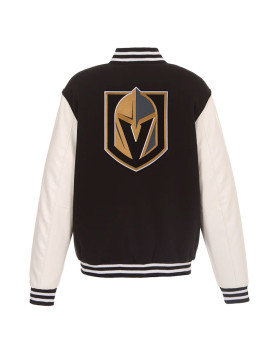 Vegas Golden Knights Varsity Black and White Jacket