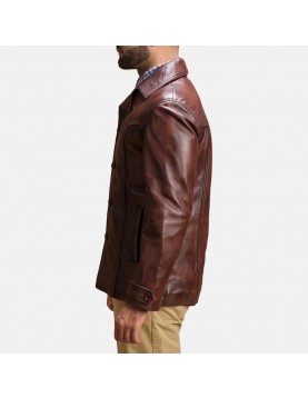 Vincent Alley Brown Leather Jacket