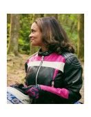 Virgin River S05 Kandyse Mcclure Motorcycle Leather Jacket