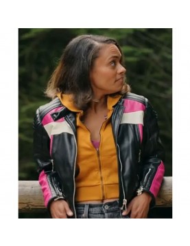 Virgin River S05 Kandyse Mcclure Motorcycle Leather Jacket