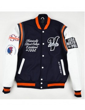 Virginia State University Motto 2.0 Varsity Jacket