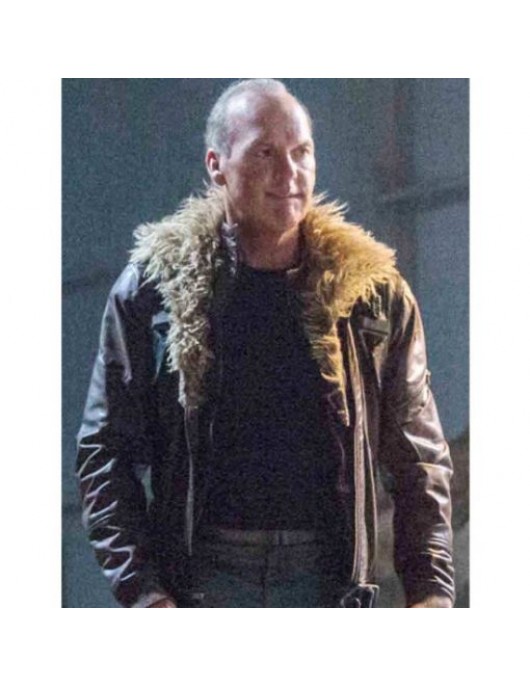 Vulture Spiderman Homecoming Brown Leather Jacket