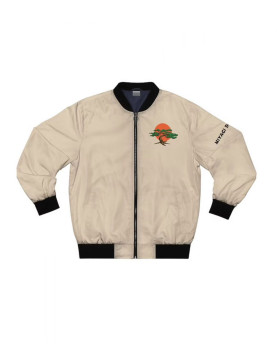 White Miyagi Do Karate Satin Jacket