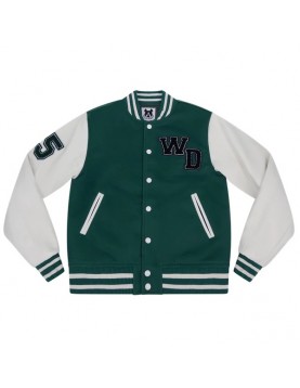 Wicked Letterman Green Varsity Jacket