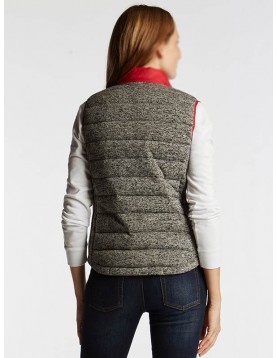 Womens Red Puffer Vest