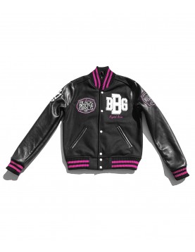 Women’s Black Bottle Girls Varsity Jacket