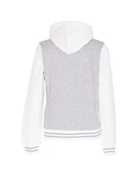 Women’s Letterman White Hoodie