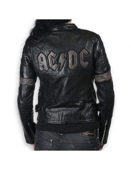 Women’s Megyn AC/DC Leather Jacket