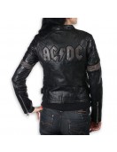 Women’s Megyn AC/DC Leather Jacket