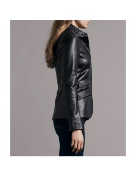 Women’s Slade Leather Blazer