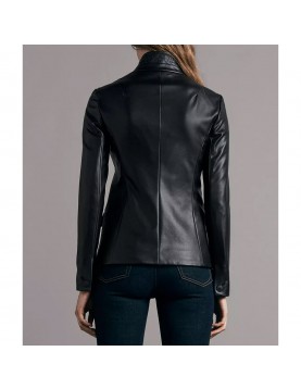 Women’s Slade Leather Blazer