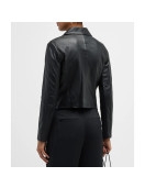 Women’s Vince Zip Front Leather Jacket