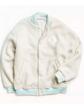 X Converse Golf Le Fleur Bomber Sherpa Jacket