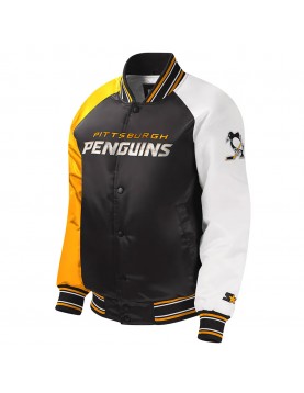 Youth Pittsburgh Penguins Varsity Satin Jacket