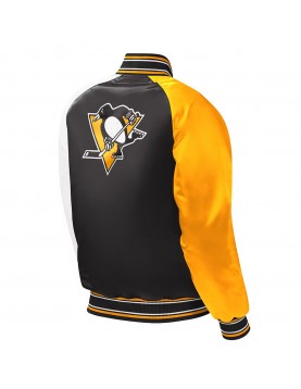 Youth Pittsburgh Penguins Varsity Satin Jacket