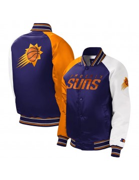 Youth Raglan Phoenix Suns Purple Jacket