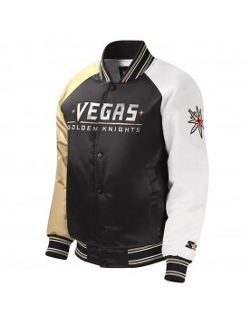 Youth Vegas Golden Knights Varsity Satin Jacket