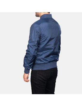 Zack Blue Bomber Jacket