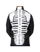 Zombie Rob Skeleton Bones Skull Leather Jacket