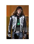 Zombie Rob Skeleton Bones Skull Leather Jacket