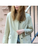 A Complete Unknown Elle Fanning Coat