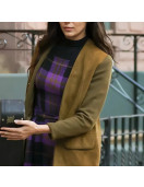 A Complete Unknown Monica Barbaro Brown Coat