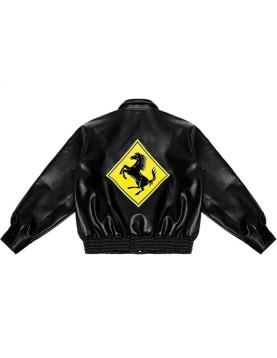 A Few Good Kids Letterman Black Leather Jacket