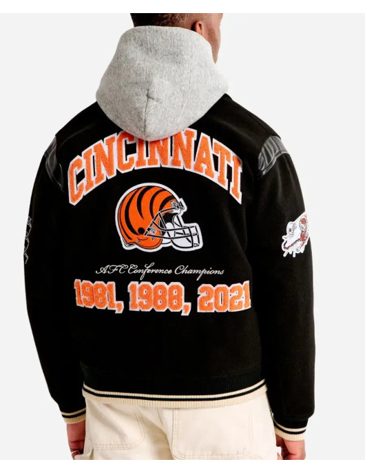 Abercrombie Cincinnati Bengals Varsity Jacket