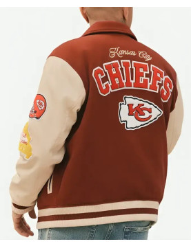 Abercrombie Kansas City Chiefs Wool Varsity Jacket