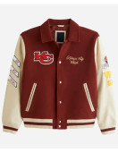 Abercrombie Kansas City Chiefs Wool Varsity Jacket