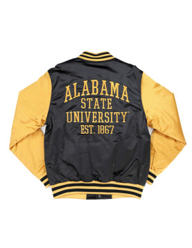 Alabama State Hornets Black and Gold Jacket