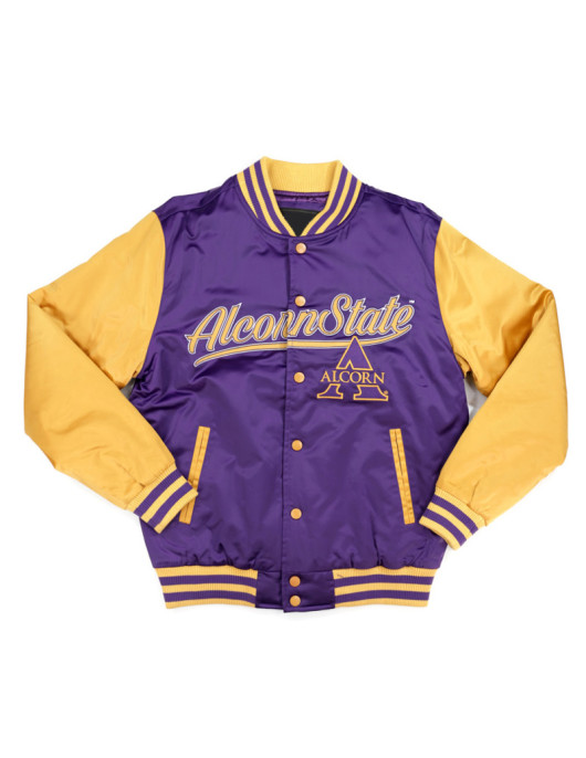 Alcorn State Braves Purple and Gold Jacket