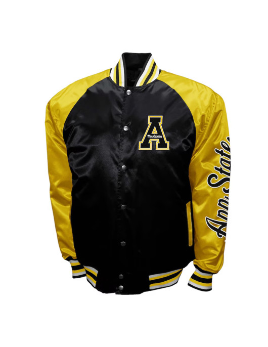 Appalachian State Mountaineers The Game Black Satin Jacket