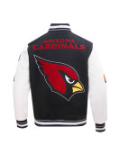 Arizona Cardinals Mashup Rib Varsity Wool/Leather Jacket