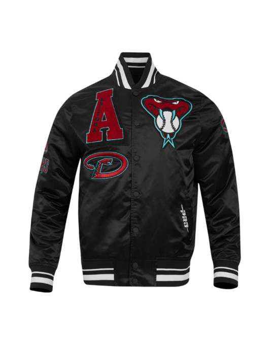 Arizona Diamondbacks Mashup Classic Rib Satin Jacket