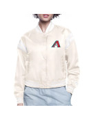 Arizona Diamondbacks Printed Logo Varsity Satin Jacket