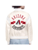 Arizona Diamondbacks Printed Logo Varsity Satin Jacket