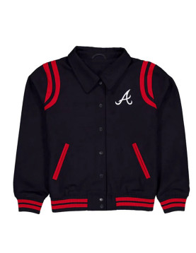 Atlanta Braves Sport Night Teddy Varsity Jacket