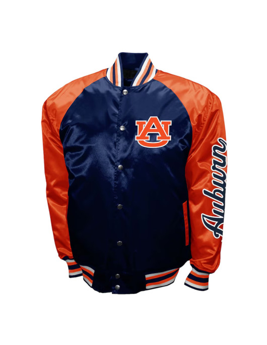 Auburn Tigers The Game Navy Satin Jacket