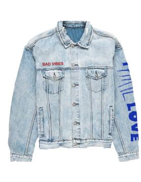 Bad Vibes Xxxtentacion Denim Jacket