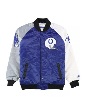 Baltimore Colts The Reliever Varsity Satin Jacket