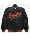 Baltimore Orioles Classic Black Satin Jacket