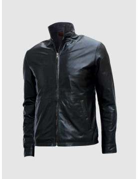 Biker Black Leather Jacket